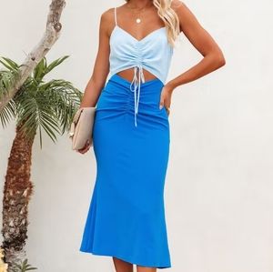Vici Cutout colorblock dress